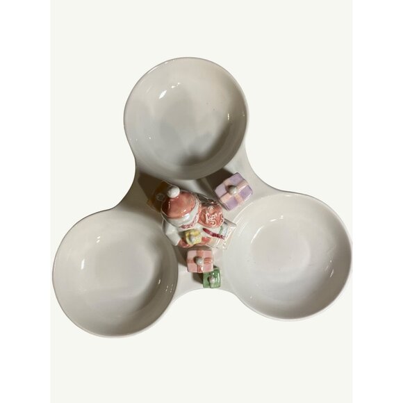 Avon Snowlady 2003 Presidents Club Holiday Gift Collection Serving Dish - Picture 3 of 16